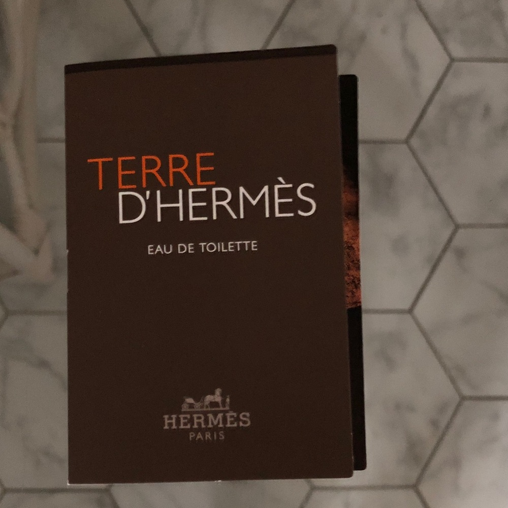 Hermes Terre d'Hermès Eau de Toilette - Brown with Orange Accents